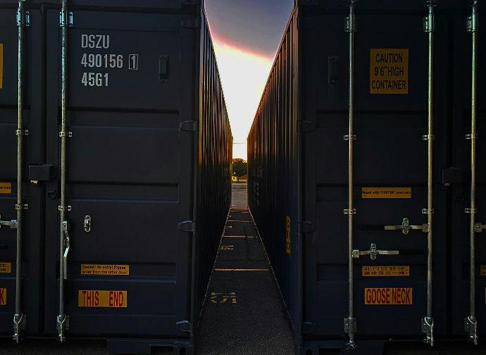 A row of train cars sitting next to each other
